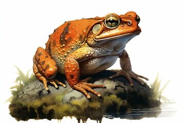 illustration of amphibian. Generative AI