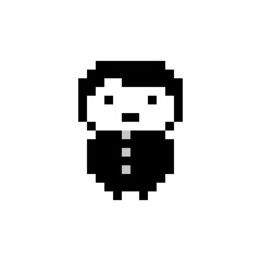 	ドット絵のキャラ(高校生男子)
