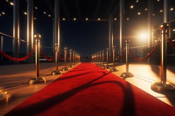A Red Carpet At An Event