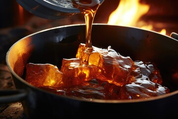 Sugar Refining Process Separating Molasses From Crystals