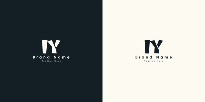 IY letters vector logo design