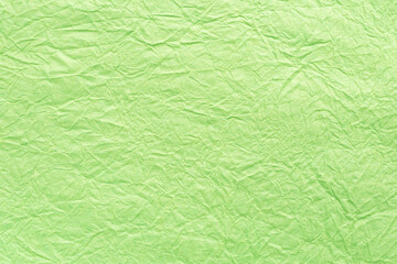 Obraz na płótnie Canvas しわくちゃの和紙　明るい緑