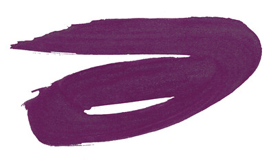 Purple watercolor background. Artistic hand paint. Isolated on transparent background.