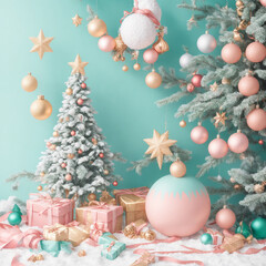 Fototapeta na wymiar Christmas mood, Christmas-themed background images