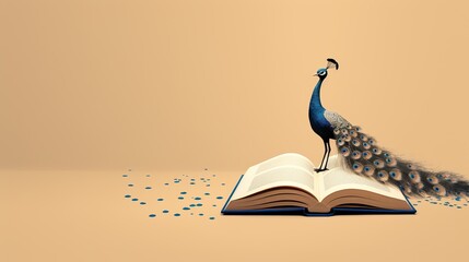 open book with pen