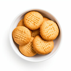 cookies on a white plate