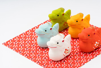 辰年の年賀状素材　干支　辰年
