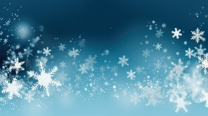 Fototapeta na wymiar Snow flakes backdrop , White snowflake winter xmas snow background