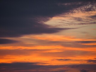 夕暮れの空