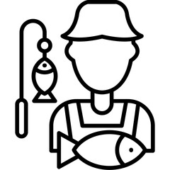 Fisherman Icon