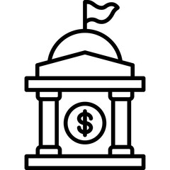 Government Building Icon