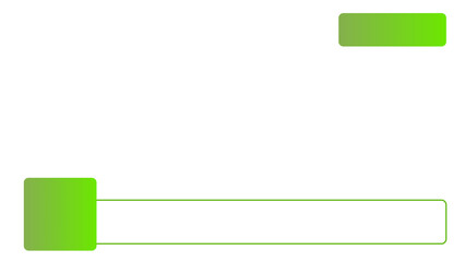 動画テロップ素材：緑-2