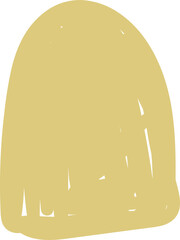 abstract shape element hand drawn