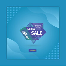 Mega Sale Black Friday Social Media Exclusive Unique and New Poster Design