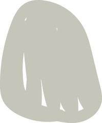 abstract shape element hand drawn