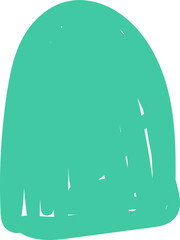 abstract shape element hand drawn