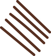 abstract shape element hand drawn