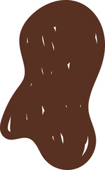 abstract shape element hand drawn