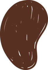 abstract shape element hand drawn