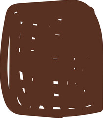 abstract shape element hand drawn