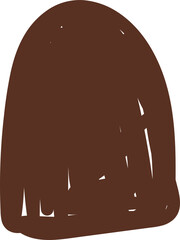 abstract shape element hand drawn