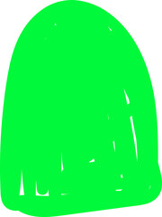 abstract shape element hand drawn