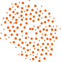 abstract shape element hand drawn