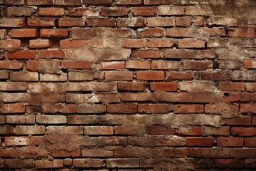 Fototapeta premium pattern of old brick wall background, illustration, stock photo