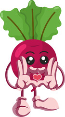 cute vegetable shallot character icon