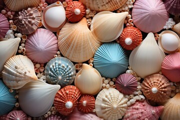 seashells on the beach