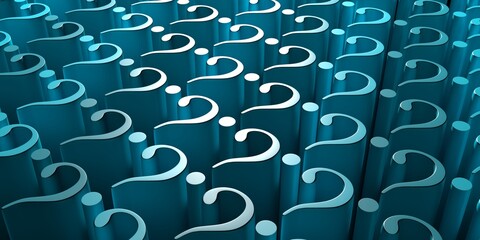 Obraz premium Big question mark. Concept background