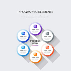 Infographic design template with place for your data. Vector illustration.
