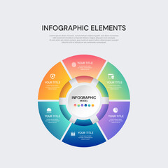 Infographic design template with place for your data. Vector illustration.