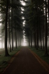 Obraz premium scary forest