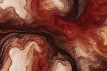 beautiful abstract fluid art background texture ink and dark red and brown mixed texture