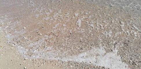 sand and water