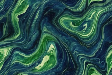 dark blue marble background with green liquid pattern seamless marble or granite wall with green wave