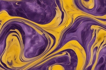 dark purple marble background with yellow liquid pattern seamless marble or granite wall with yellow wave