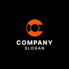 Letter CO OC Simple Monogram Logo