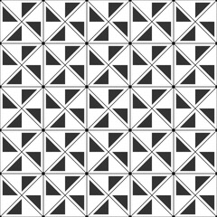 Seamless vector pattern with lines, triangles and squares for textures, textiles, simple backgrounds, covers and banners