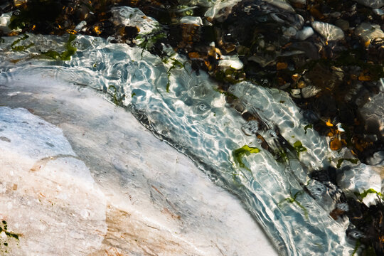 Rock, stones and water