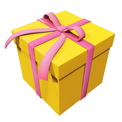 yellow gift box