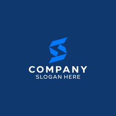 Letter S Simple Monogram Logo