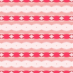 Pink Geometric Abstract Pattern, beautiful with colorful vintage tribal wallpaper, traditional fashion design for background