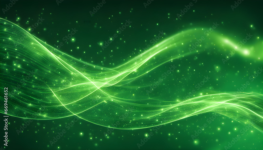 Wall mural green abstract background