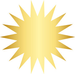 abstract golden gradient shapes