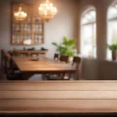 Fototapeta premium room interior with table