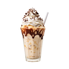 ice cream frappe isolated on transparent background Remove png, Clipping Path