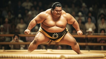 Sumo wrestlers ready to fight