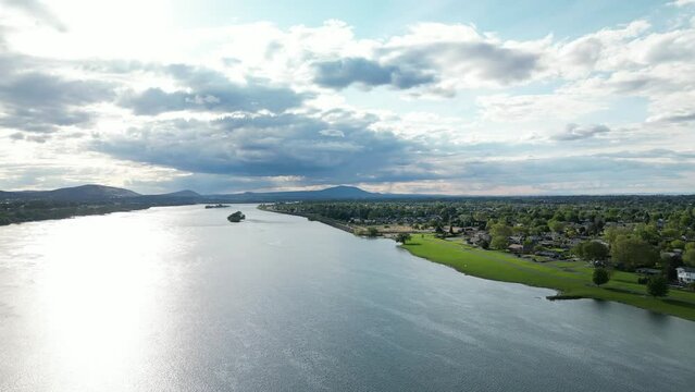 Columbia River - Pasco, WA - Drone